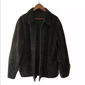 Timberland medium black suede jacket